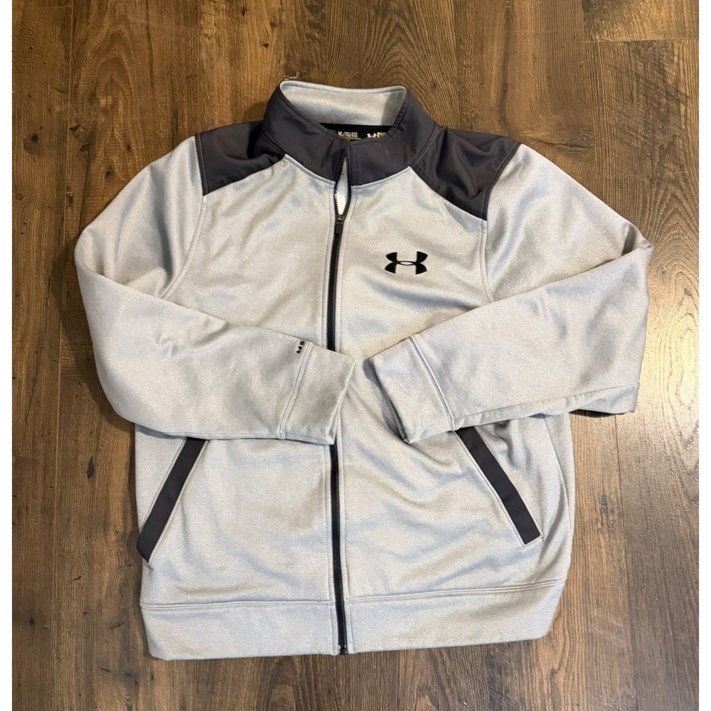 Under Armour Storm Men's XL Full Zip Sweatshirt Jacket Gray  Pullover Active